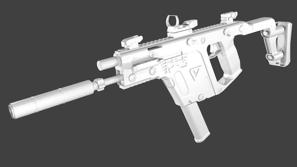 Kriss Vector Super V without textures preview image 1